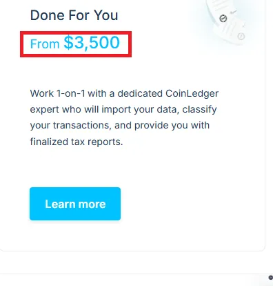 Coinledger plan