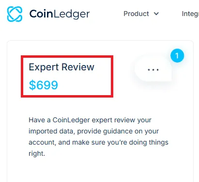 Coinledger expert plan